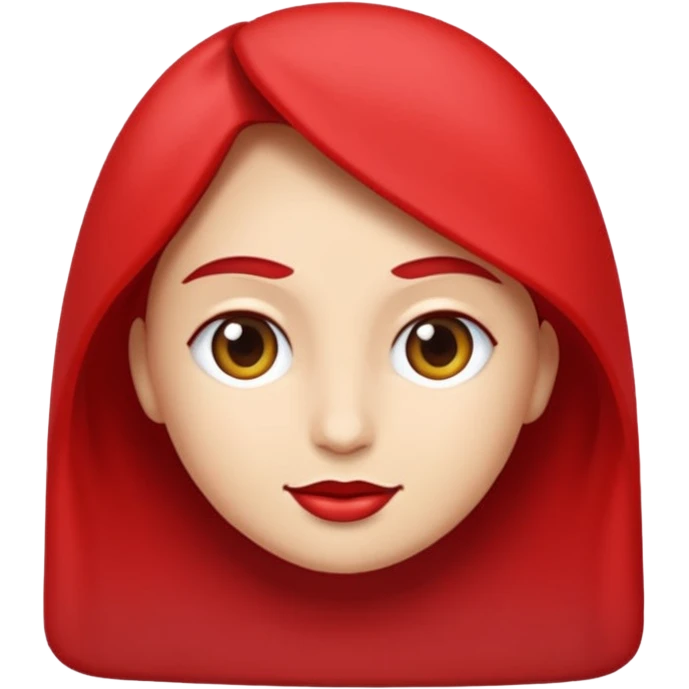 kadın kırmızı küpeli sarışın emoji