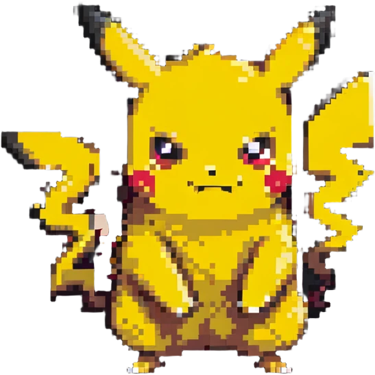 scary Pikachu emoji