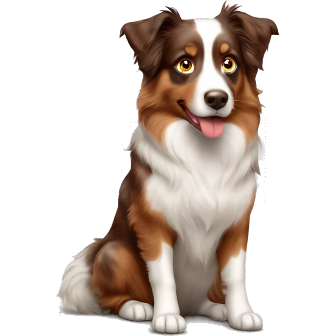 Australian shepherd red Merle emoji