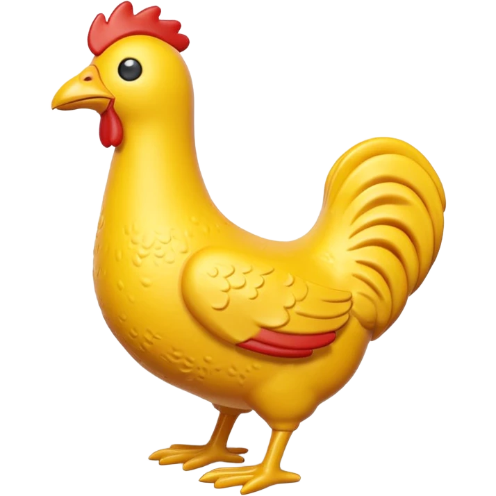 rubber chicken toy emoji