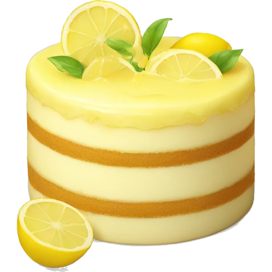 lemon cake emoji