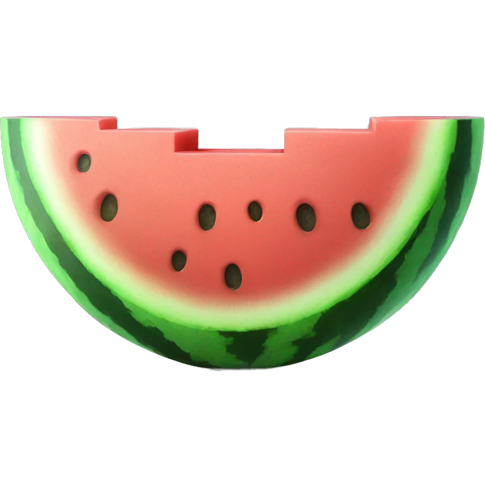 Bowl with watermelon  emoji