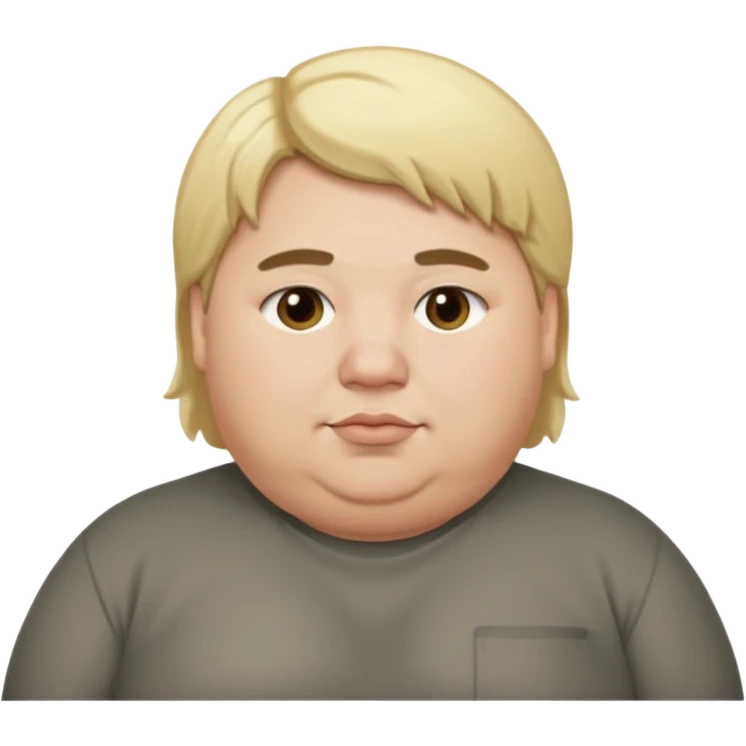ash Trevino is a fat girl with blonde hair  emoji