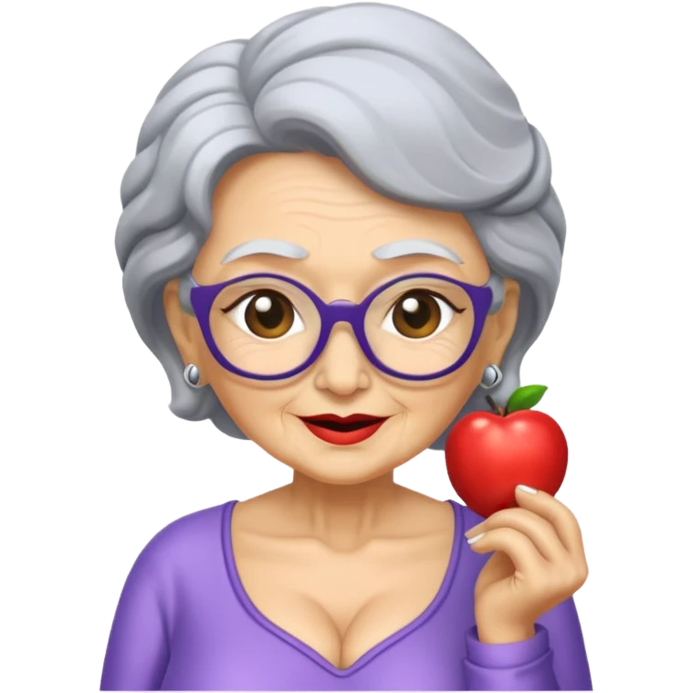 Sexy granny emoji