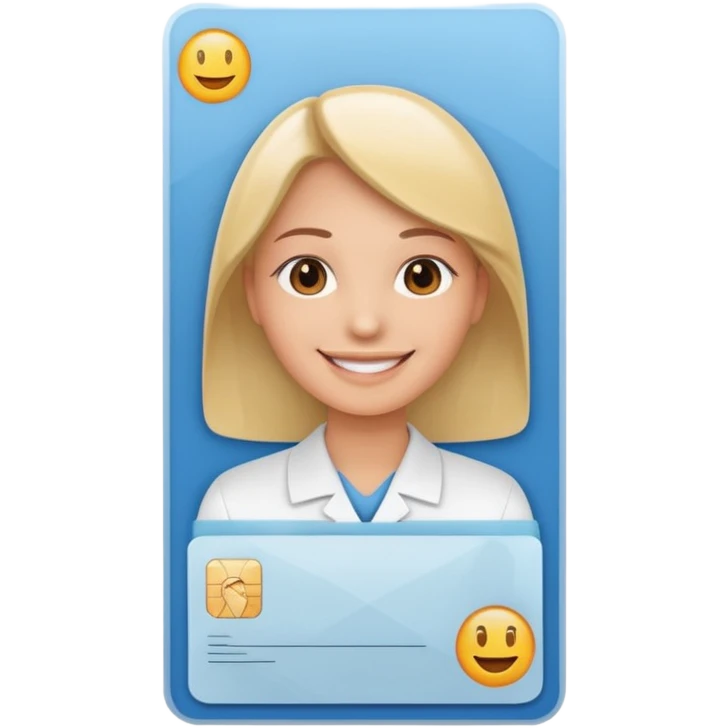 an employee’s card emoji