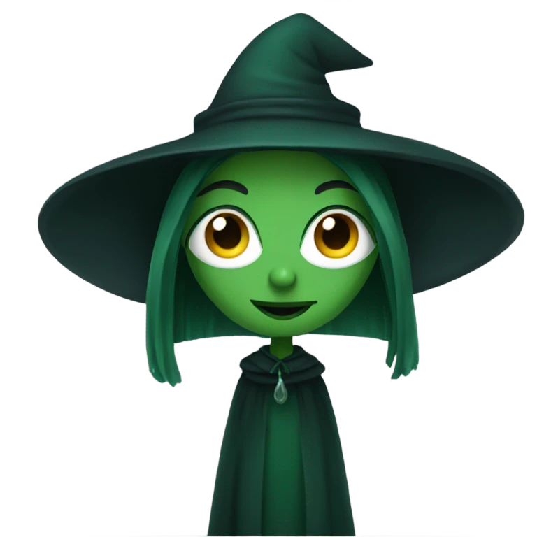 dark Green witch  emoji
