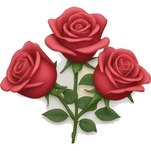 square with three rose in middle emoji