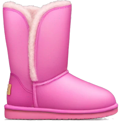 Pink uggs emoji