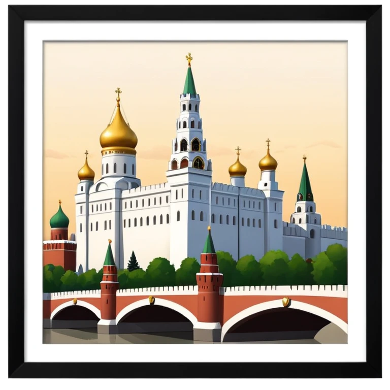 Московский Кремль без фона emoji