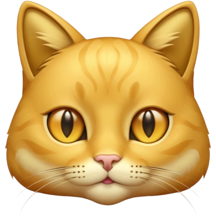 gold cat emoji