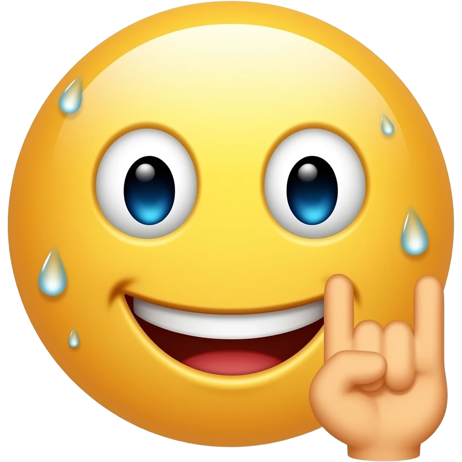 (:) 💦🤟🏼 emoji