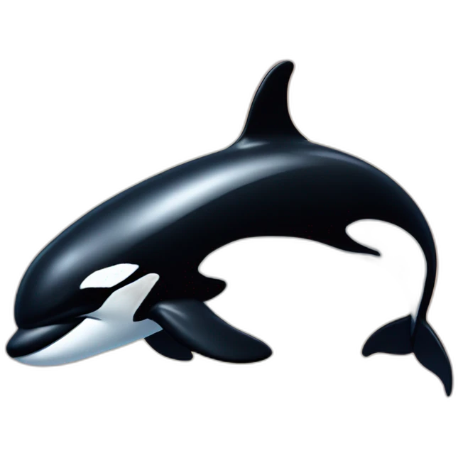 orca on sunshine emoji