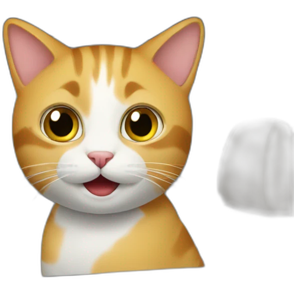 Cat in car emoji