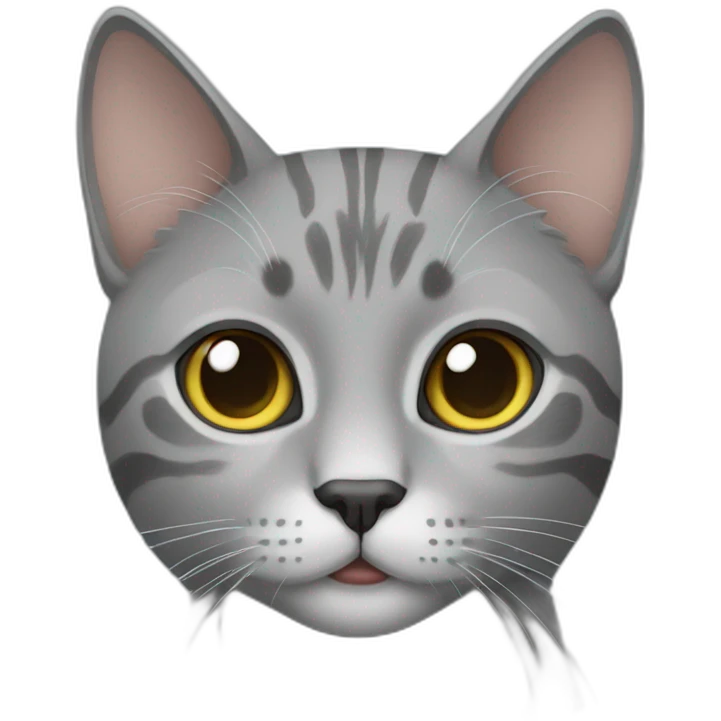 gray cat emoji