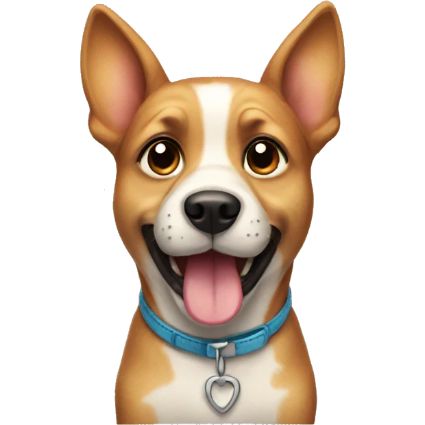 Cute dog emoji