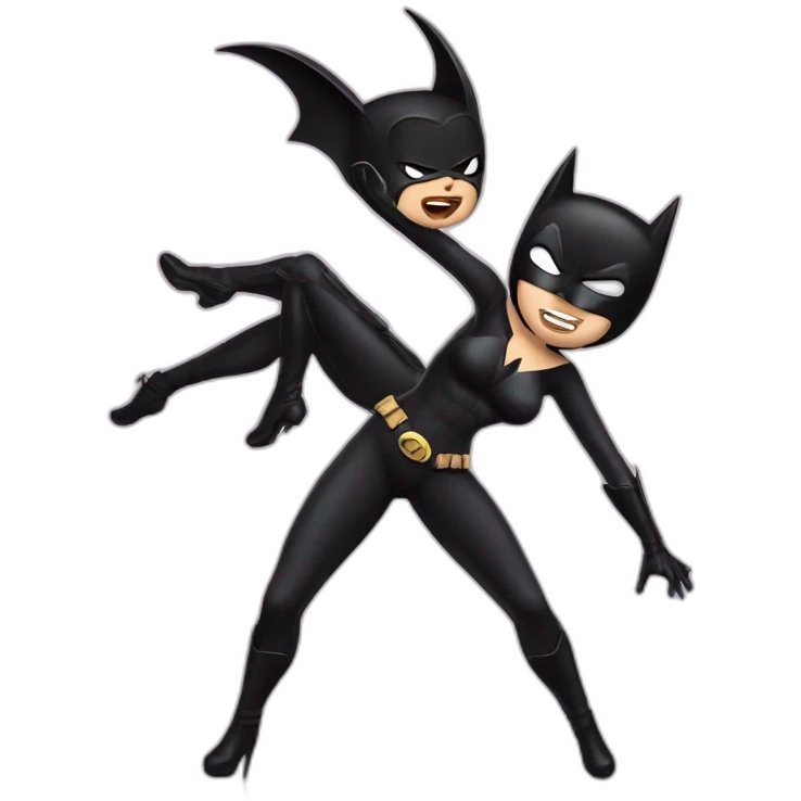 batman spanking catwoman emoji