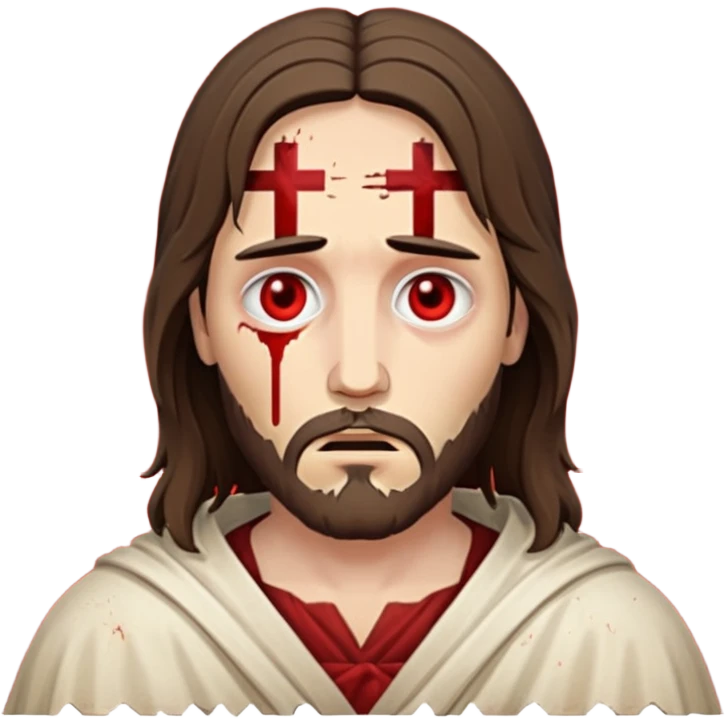 horror jesus emoji