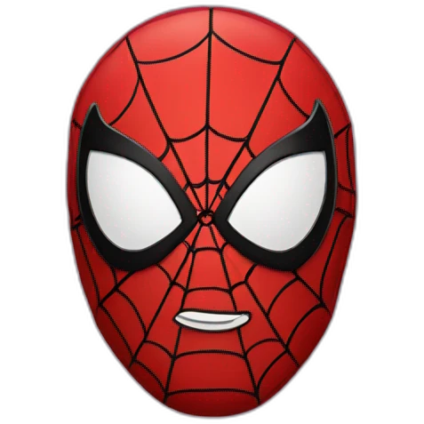 spider-man as the thinking emoji emoji