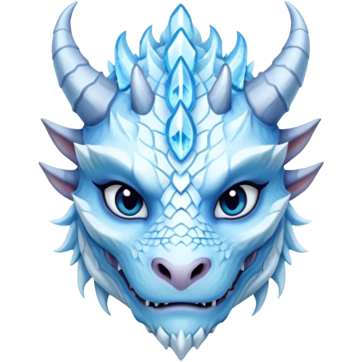 Female ice dragonborn  emoji