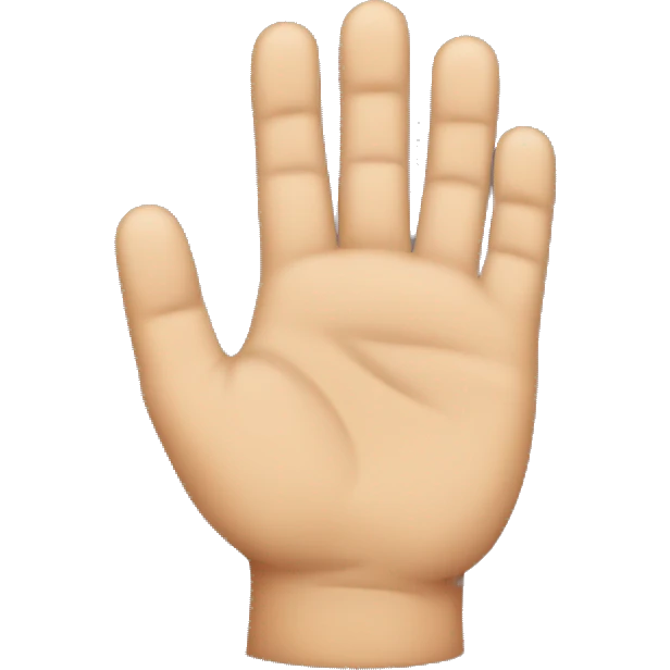 Hand on disappointed face emoji