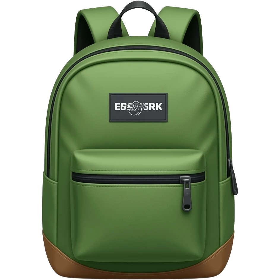 a green EASTPACK backpack emoji