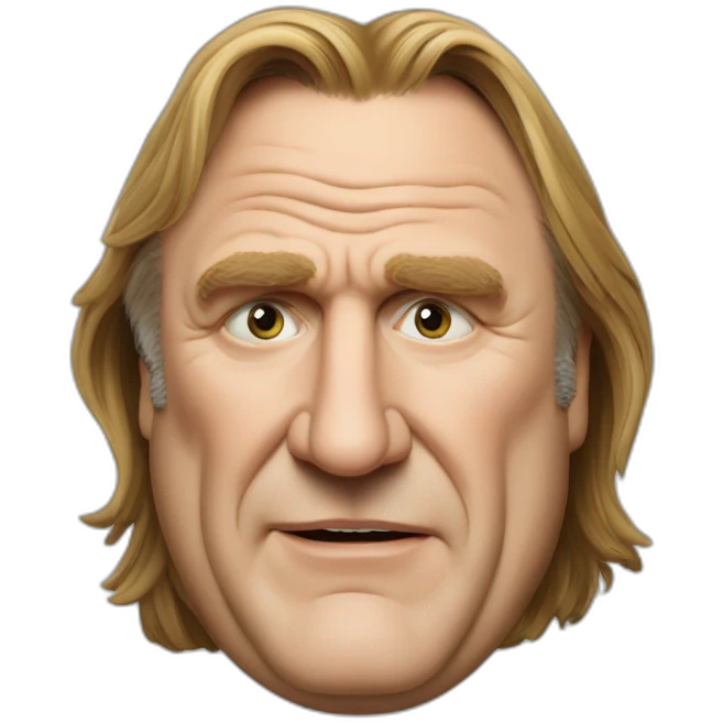 Gérard Depardieu gros emoji