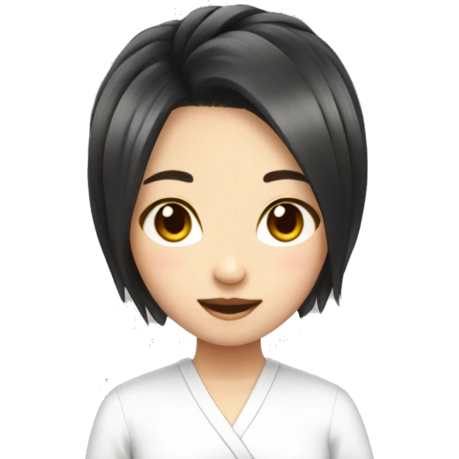 girl cut hair asian  emoji