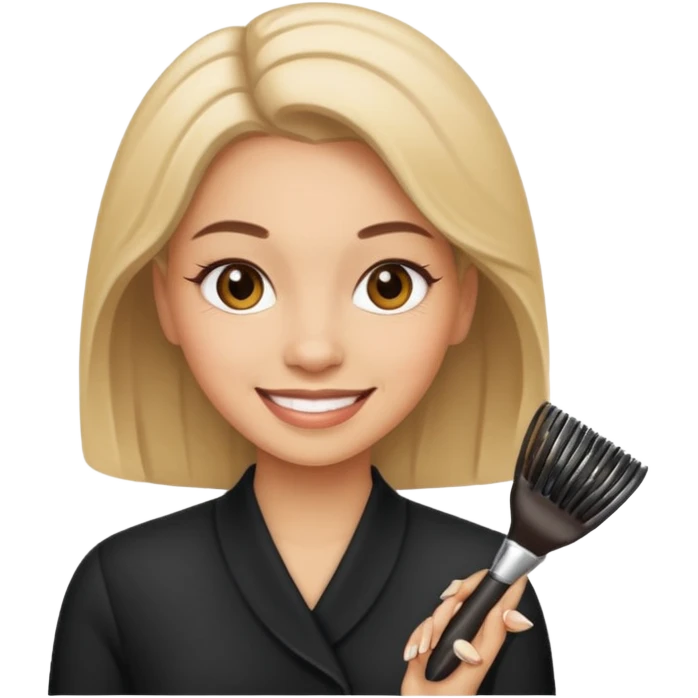 Salon owner a girl emoji