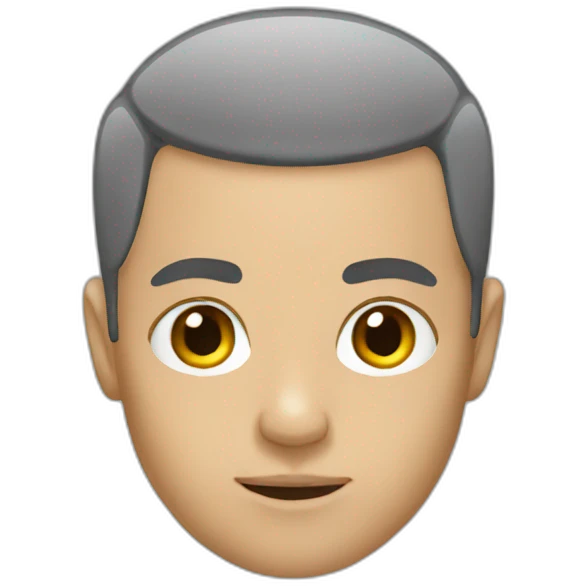 No hair emoji