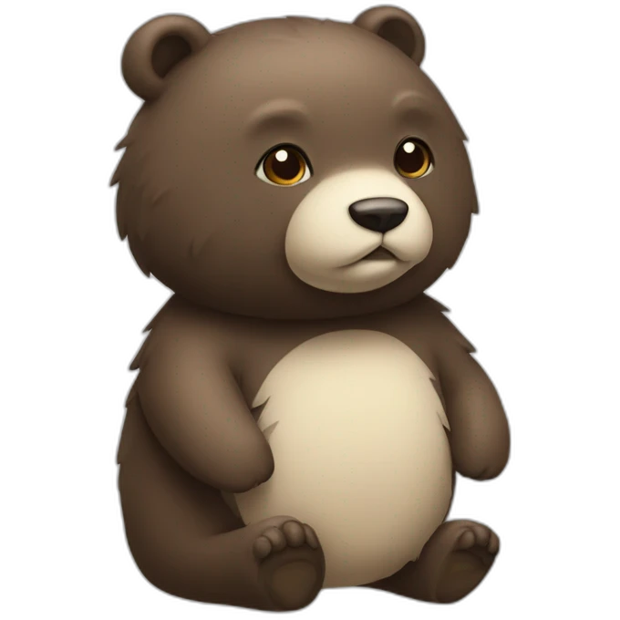 Ours choqué emoji