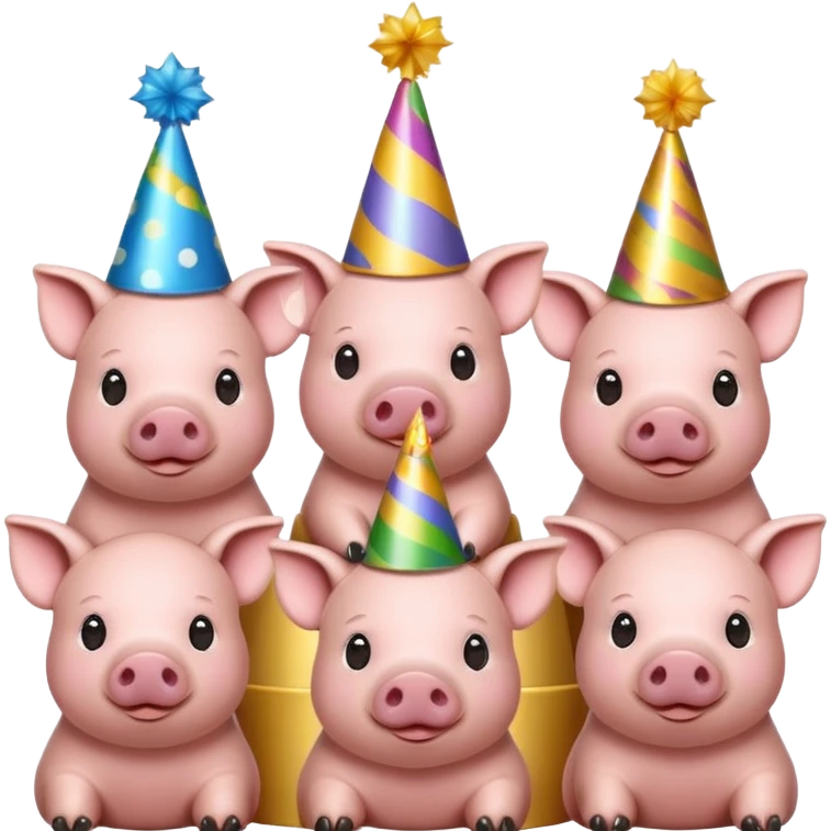 party pigs emoji