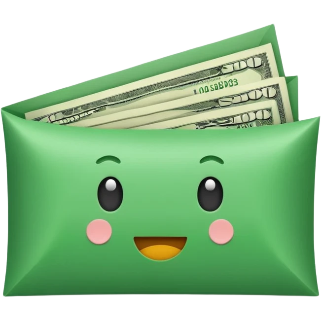 billete verde emoji