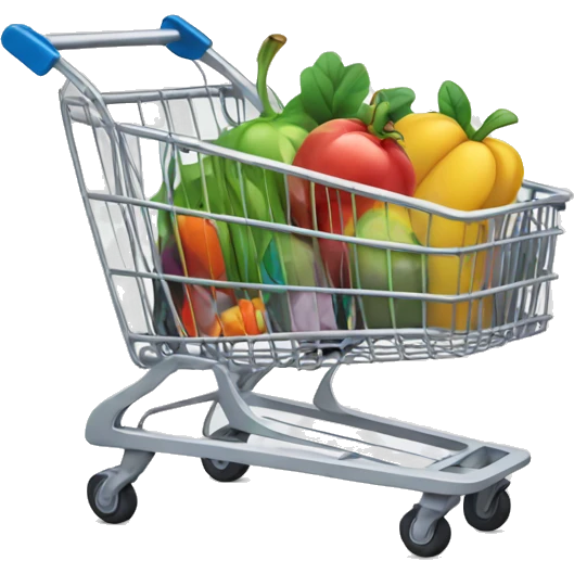 shopping cart emoji