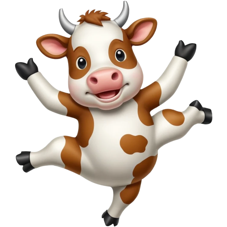 Cow dancing emoji