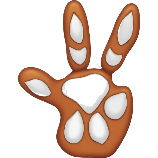 Fox’s paw emoji