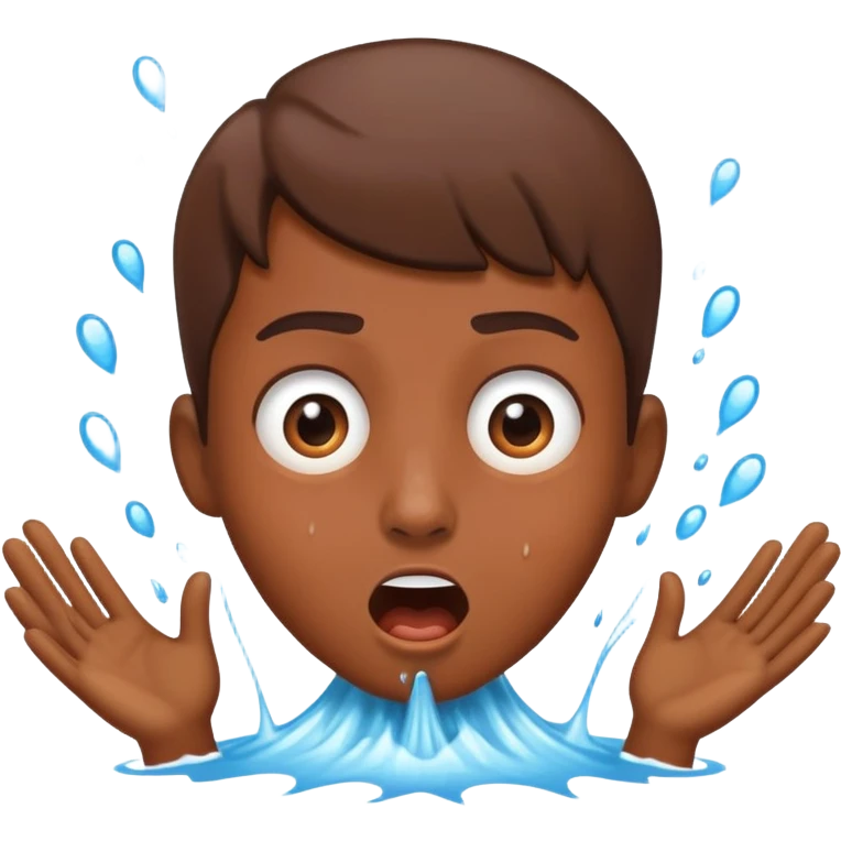 sfw brown surprise squirt emoji
