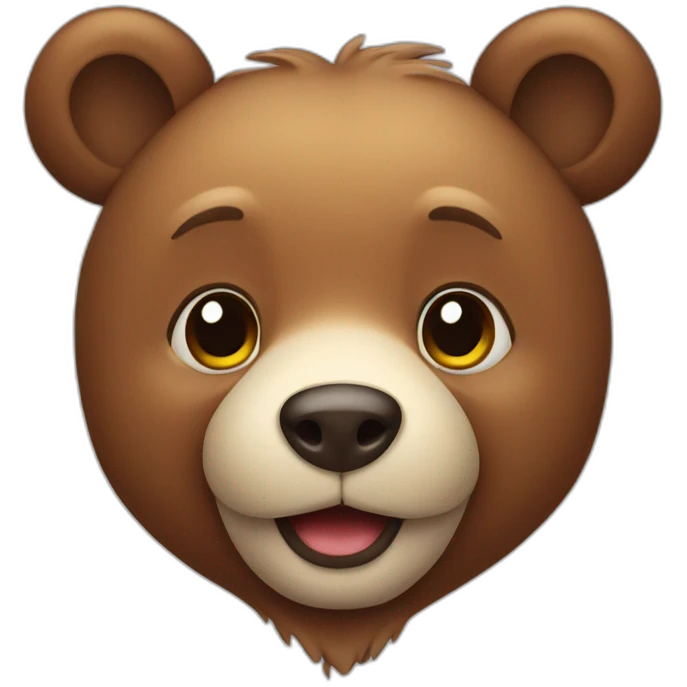 cute bear emoji