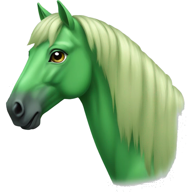 Green horse emoji
