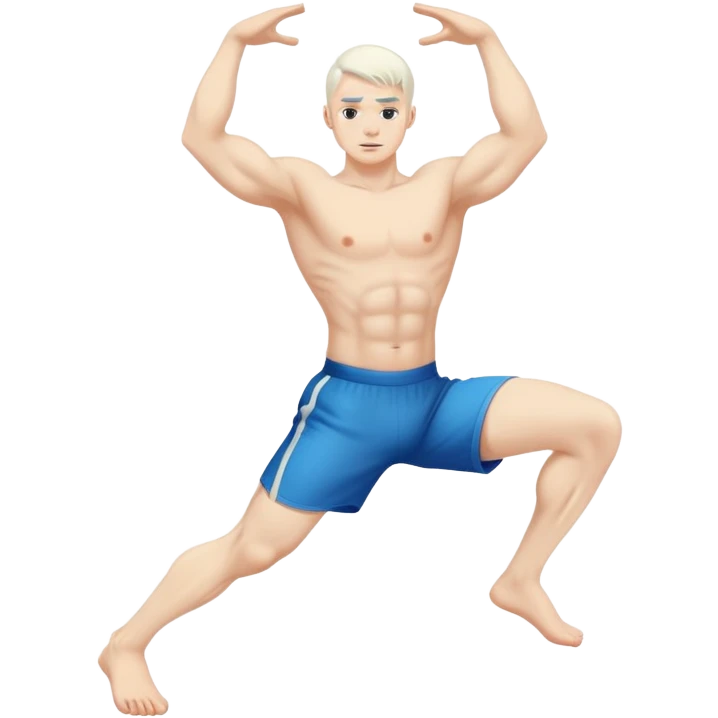 Calisthenics make him white emoji