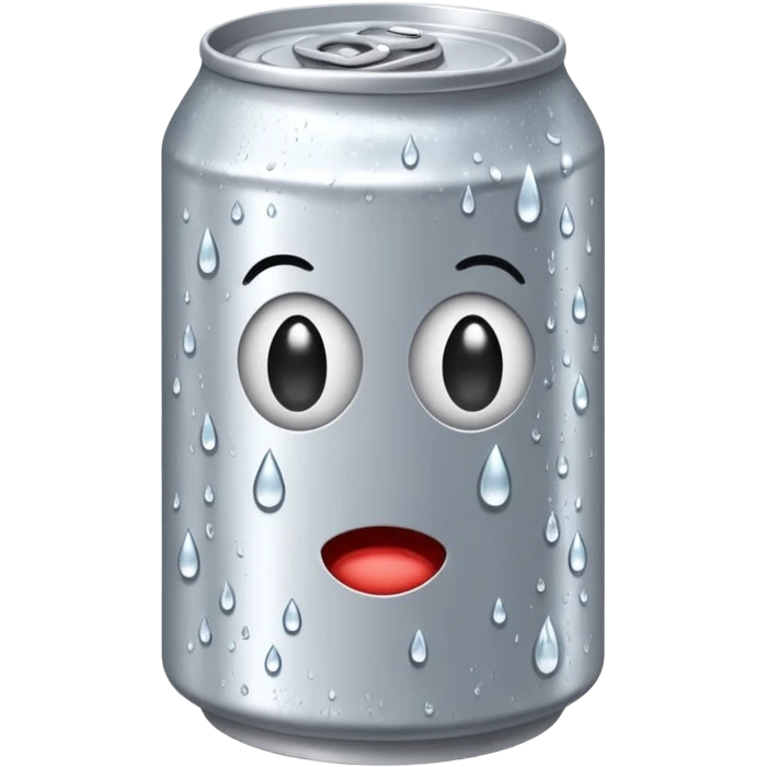 soda can without any face. emoji
