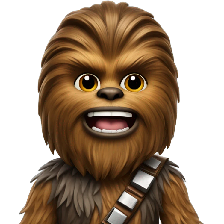 Chewbacca with a thumbs up emoji
