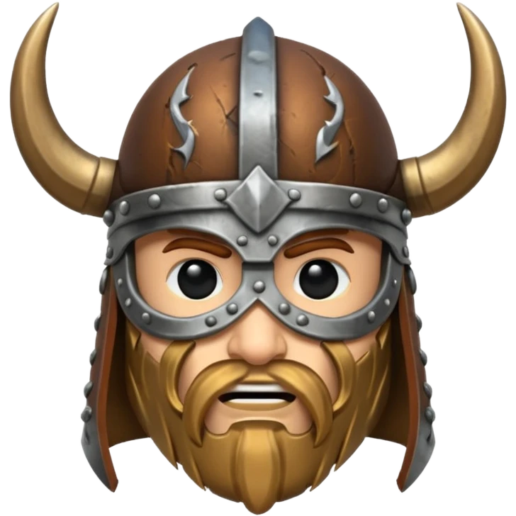 empty viking helmet  emoji