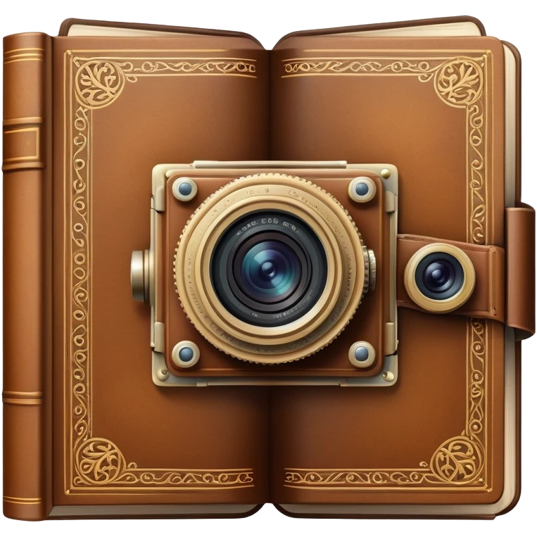 Combine a Book with a camera emoji