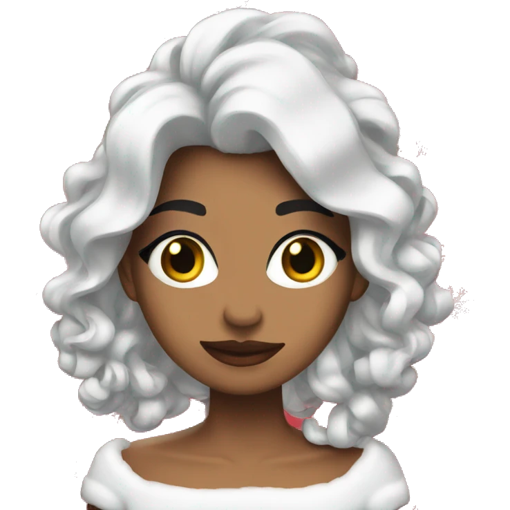 Coquette Christmas emoji