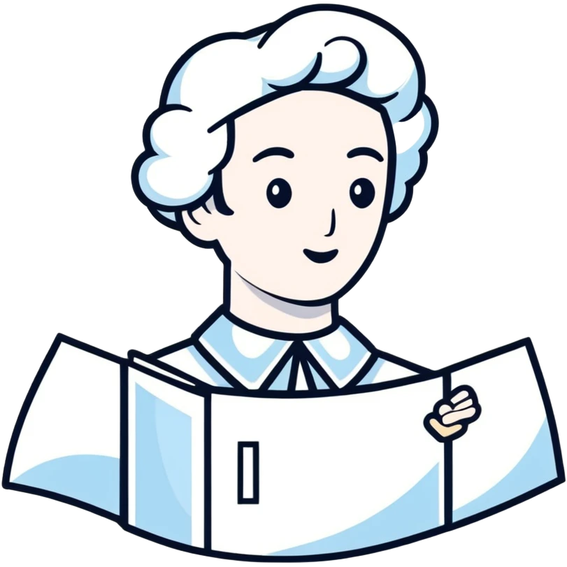cartoon-style history muse emoji