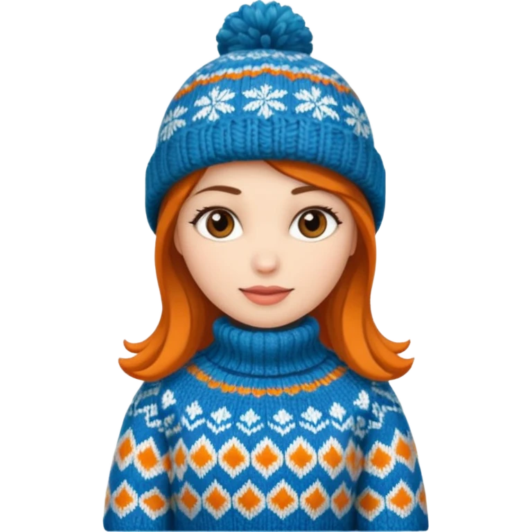 woman winter dress and hat emoji