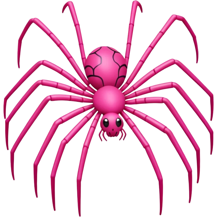 Mommy Long Legs character from Poppy Playtime, pink stretchy spider-like toy emoji