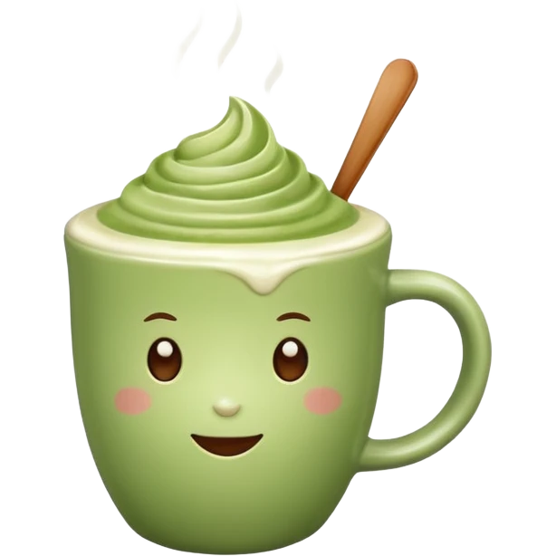 Matcha latte emoji