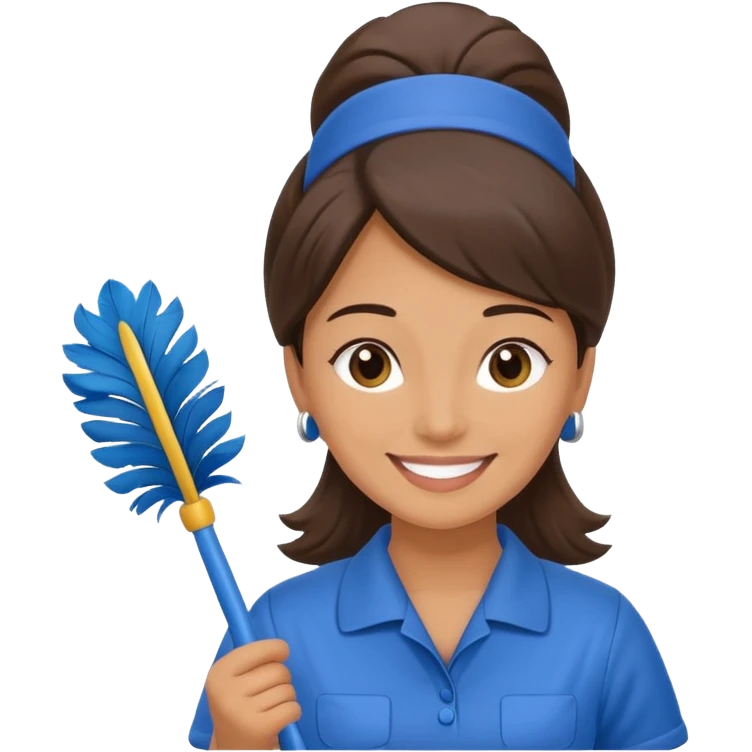 Detective Interviews suspect cleaning Lady emoji