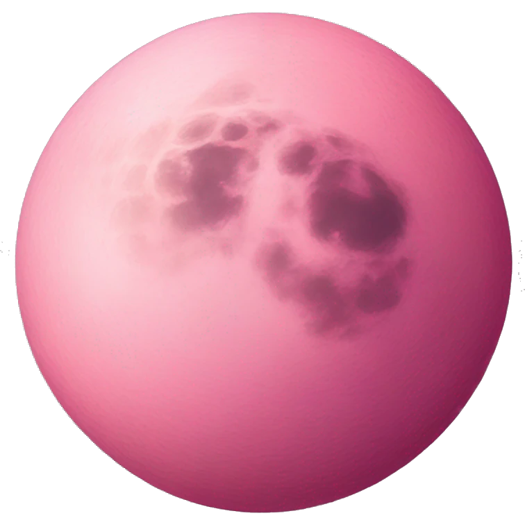 pink moon emoji